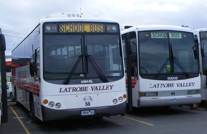 Latrobe Valley Hino RK250 ABM Starliner 3 56 & Iveco Delta C260 Express 84
